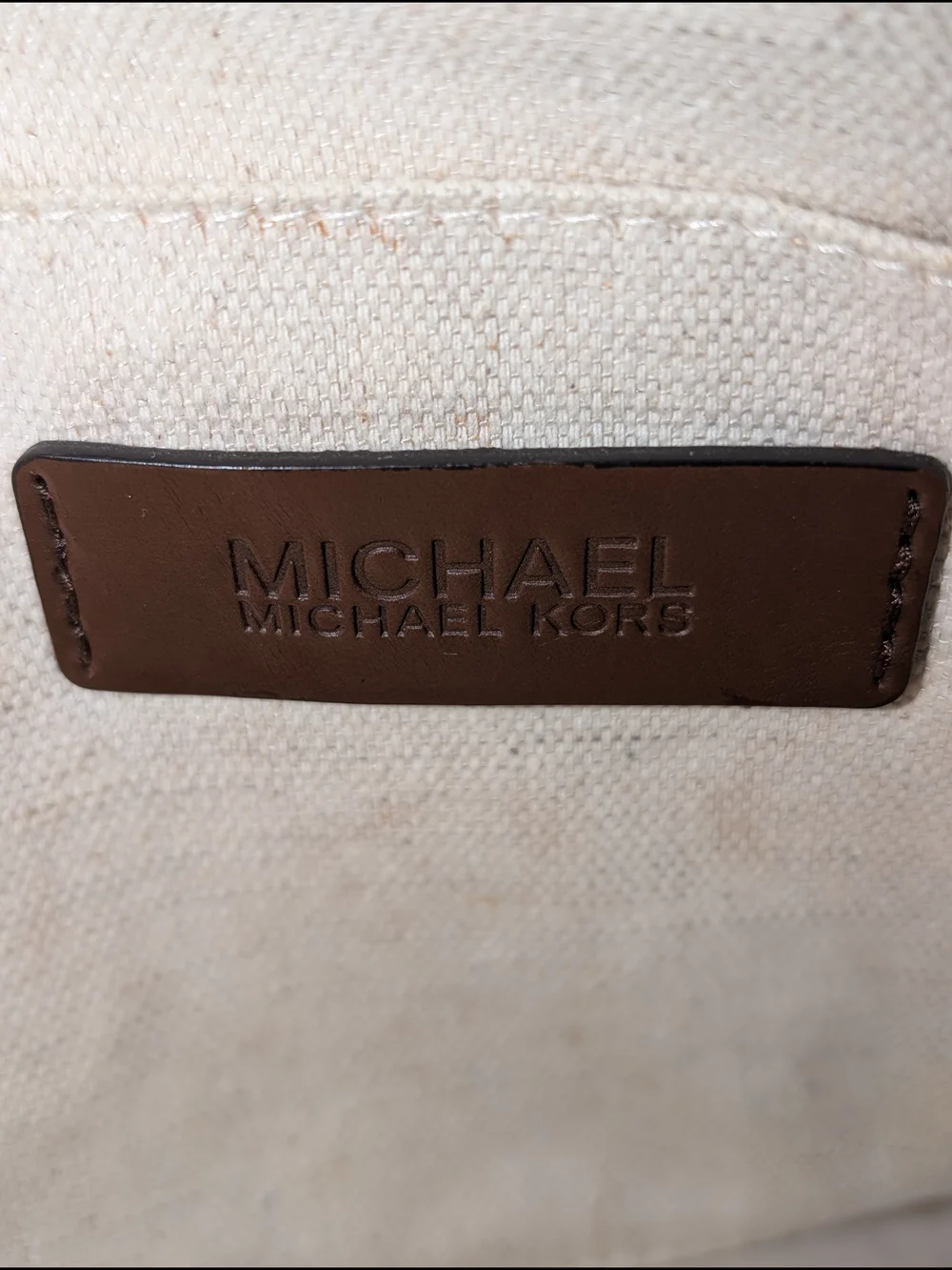 Michael Kors Gold Metallic Tote with Rope Handles